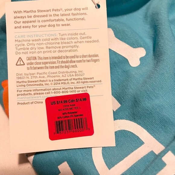 Martha Stewart Fashion Dog Apparel Birthday Dog Outfit Size Large Flaws - Picture 8 of 12